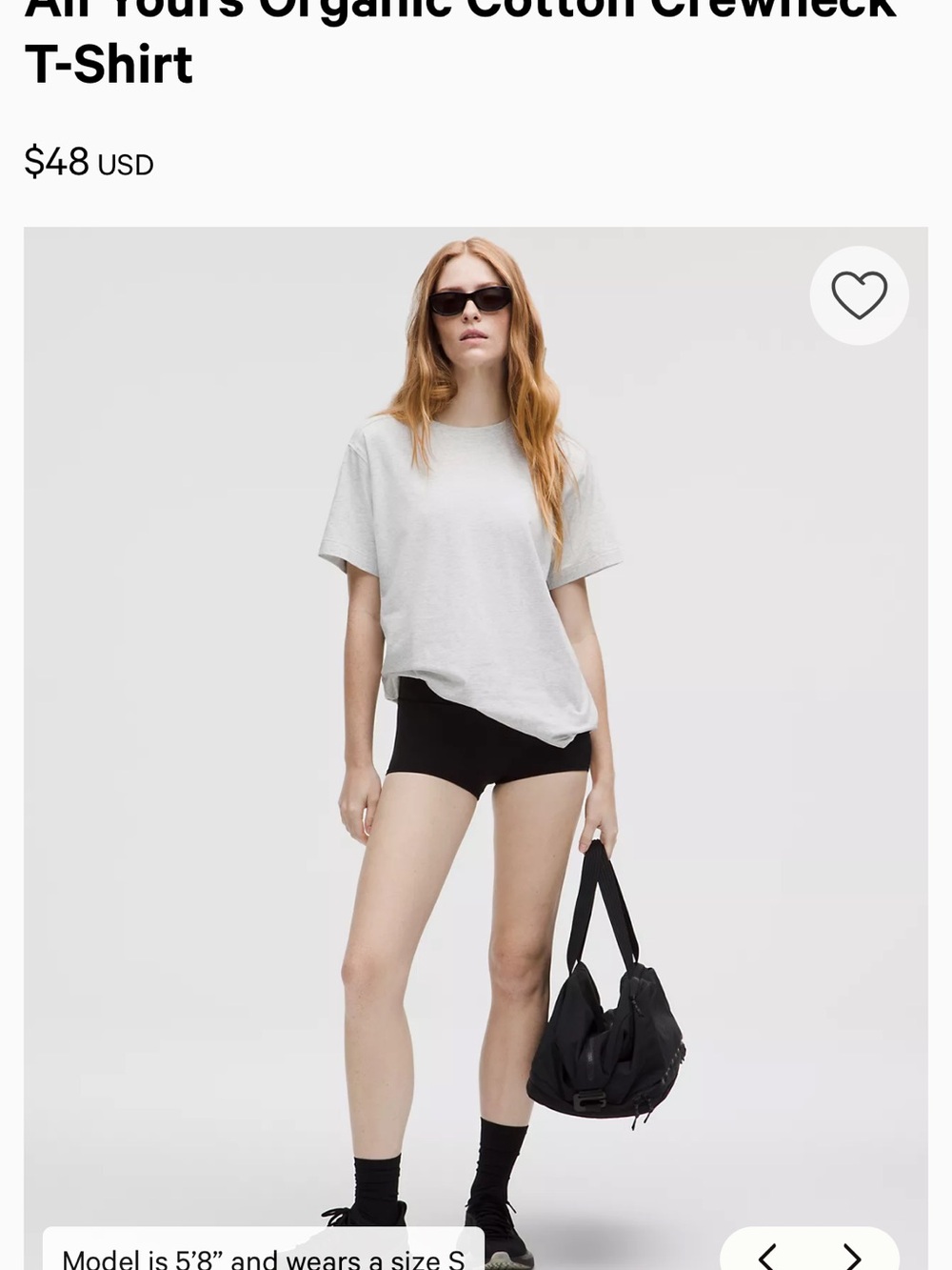 Lululemon All yours Cotton Crewneck T-Shirt